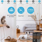 6L Automatic Digital Pet Dog Cat Feeder Double Food Bowl Dispenser