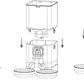 6L Automatic Digital Pet Dog Cat Feeder Double Food Bowl Dispenser