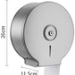 Commercial Restaurant Stainless Steel Toilet Paper Tissue Holder Dispenser Chrome