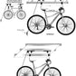 Kayak Bike Hoists Hanger Ladder Ceiling Mount 55kg Capacity Hooks Pulleys