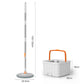 Clean Sewage Separation Mop Rotary Hand-Wash-Free Flat Suction Orange white