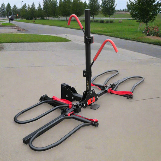 2 Bike Rack for Car SUV Rear Bicycle Holder Carrier Hitch Mount Platform Holder