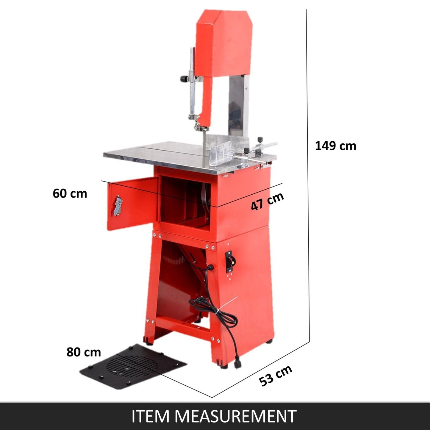 THE SHARK - Meat Cutting Band Saw 10" meat mincer Bandsaw Sausage Filler Slicer Grinder