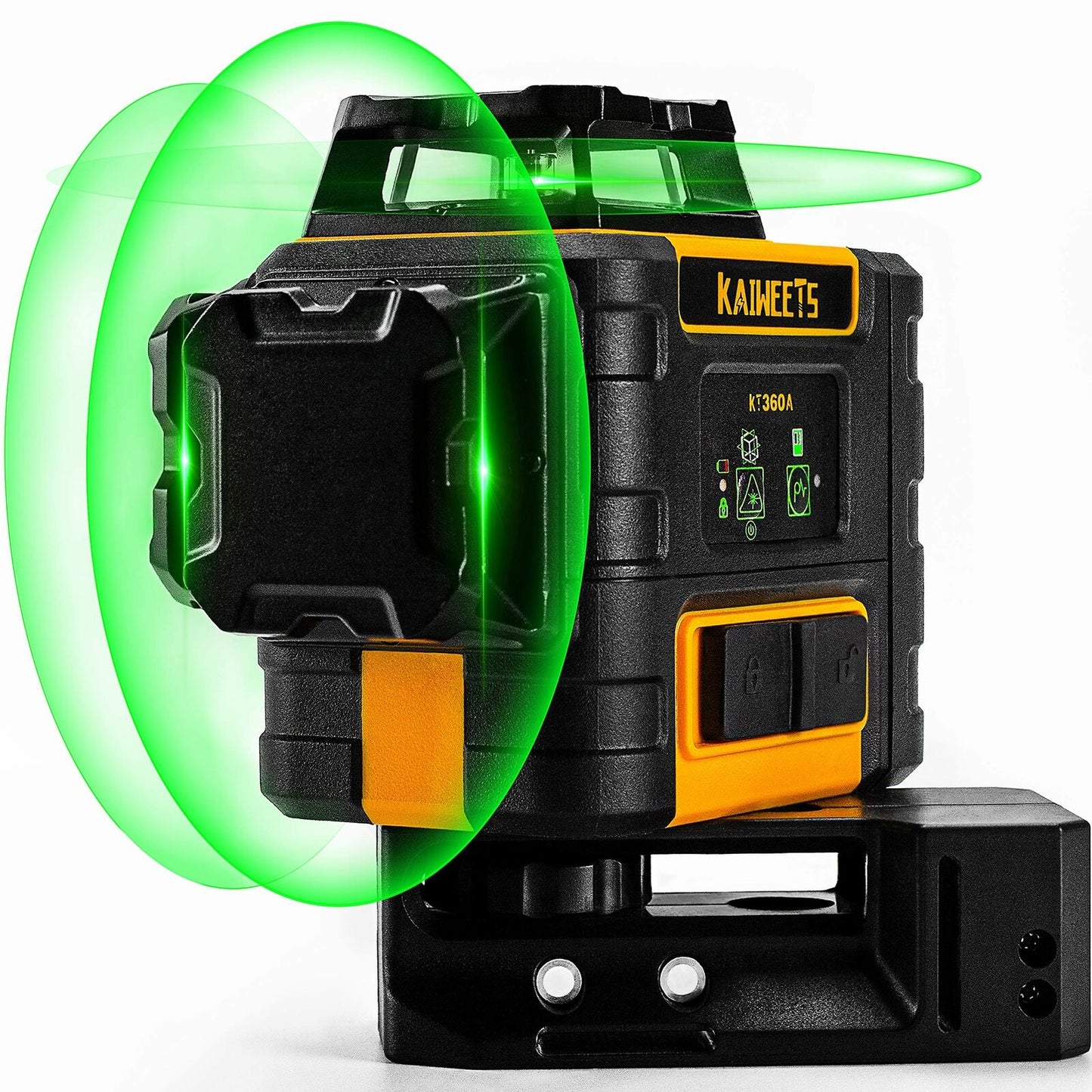 Green Laser Level 3 X 360° Rotary Self Levelling with 2 Rechargeable Battery