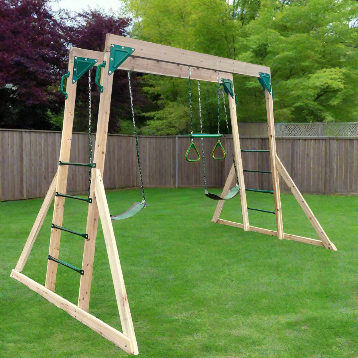 Kids Daintree 2-in-1 Monkey Bars & Swing Set