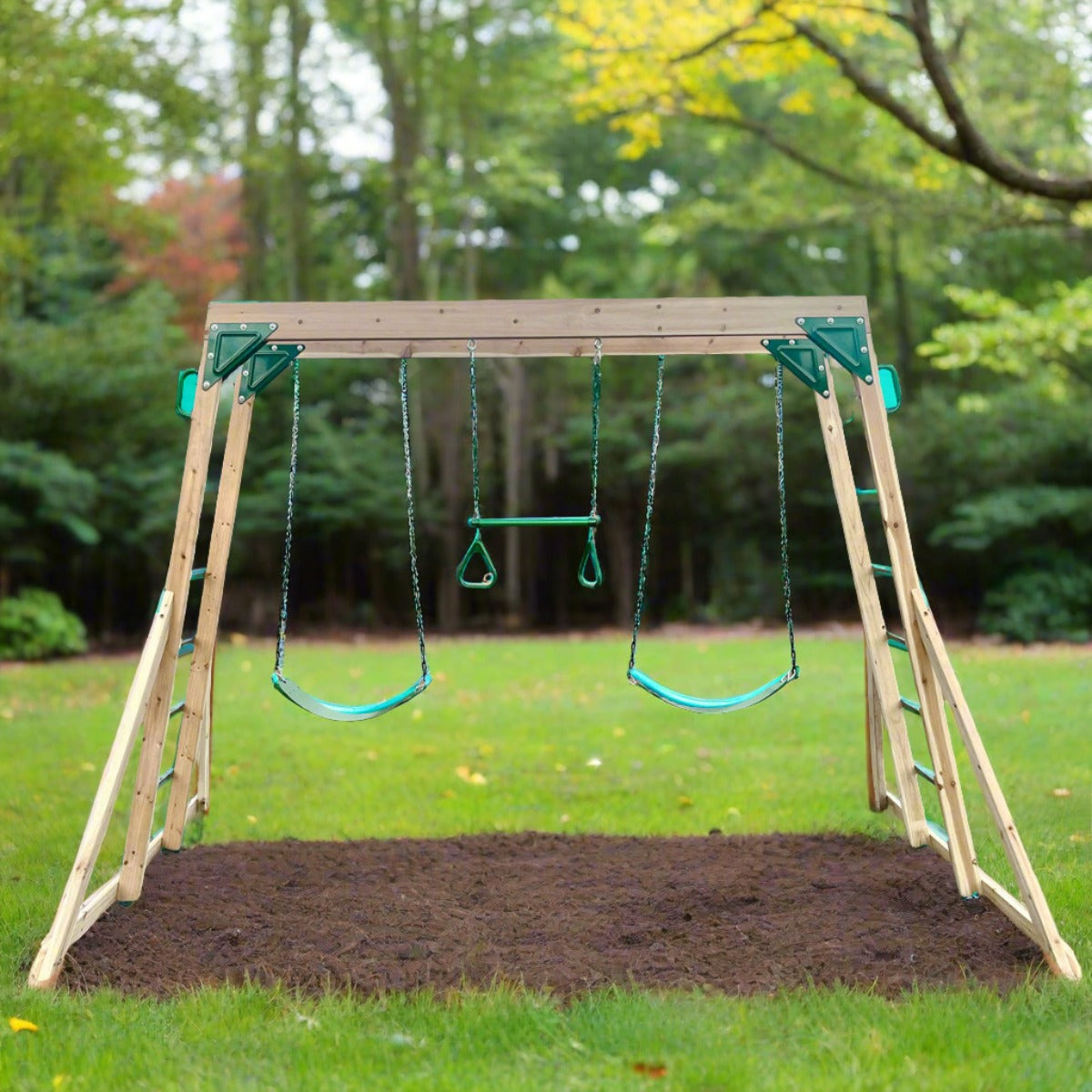 Kids Daintree 2-in-1 Monkey Bars & Swing Set