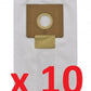 10 X Bags for Hoover Vacuums (Smart, Aura, Mode, Allergy and more)