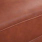 2 Seater Brown Sofa Lounge Chesterfield Style Button Tufted in Faux Leather