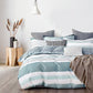 100% cotton reversible quilt cover set-king size