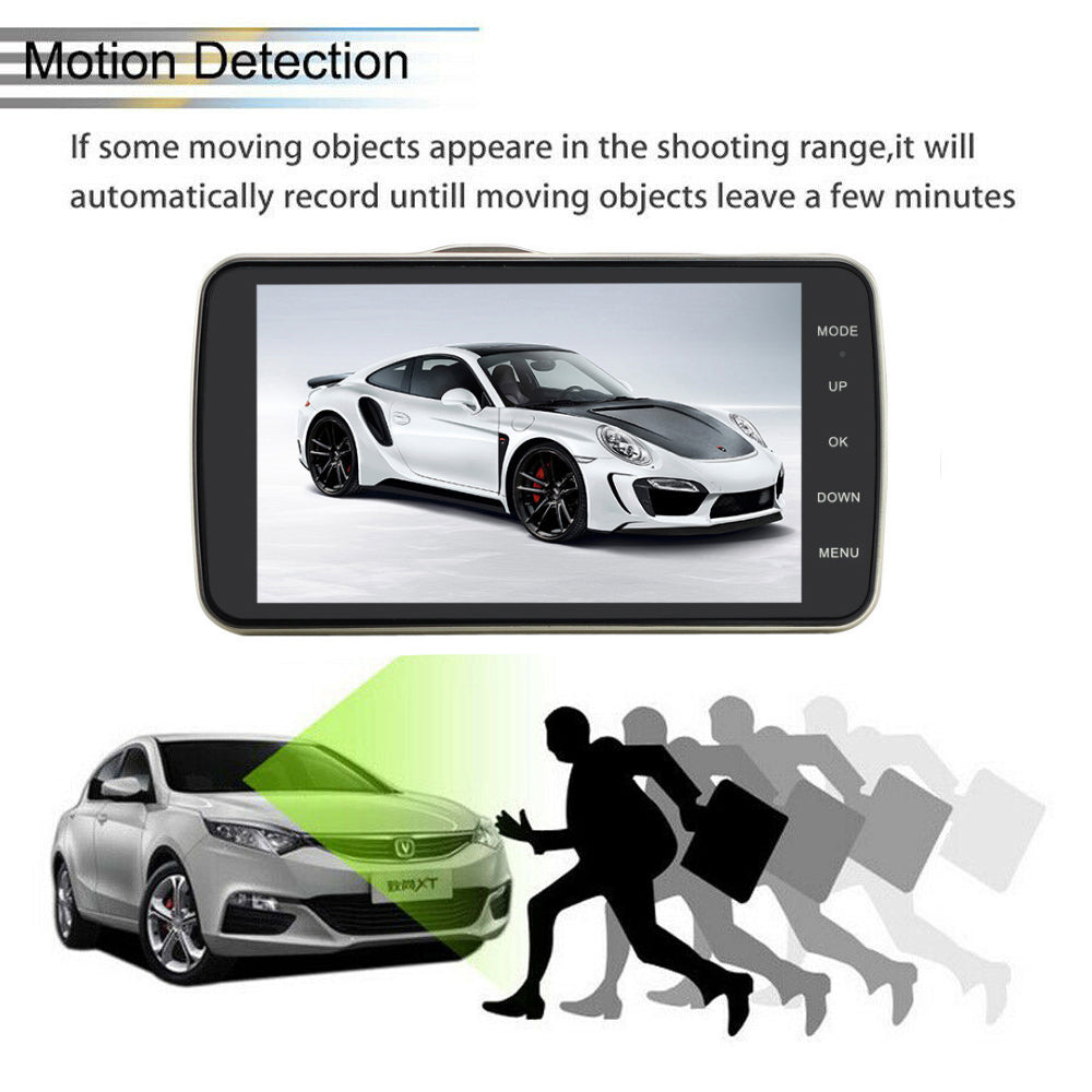 1080P Car Dash Camera Dual Front and Rear Video DVR Recorder Night Vision Kit