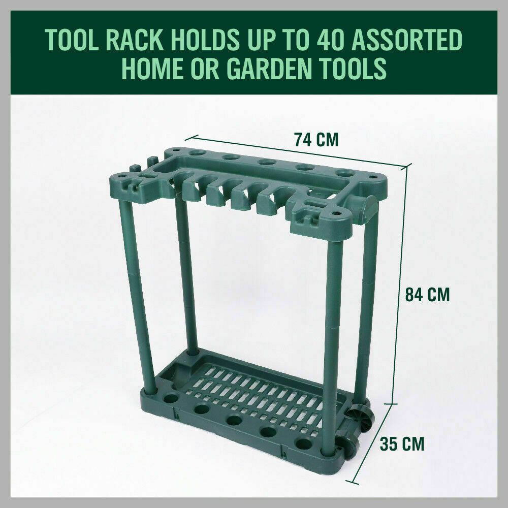 Tools Storage Rack Long Short Handles Organizer Holders Fits 40