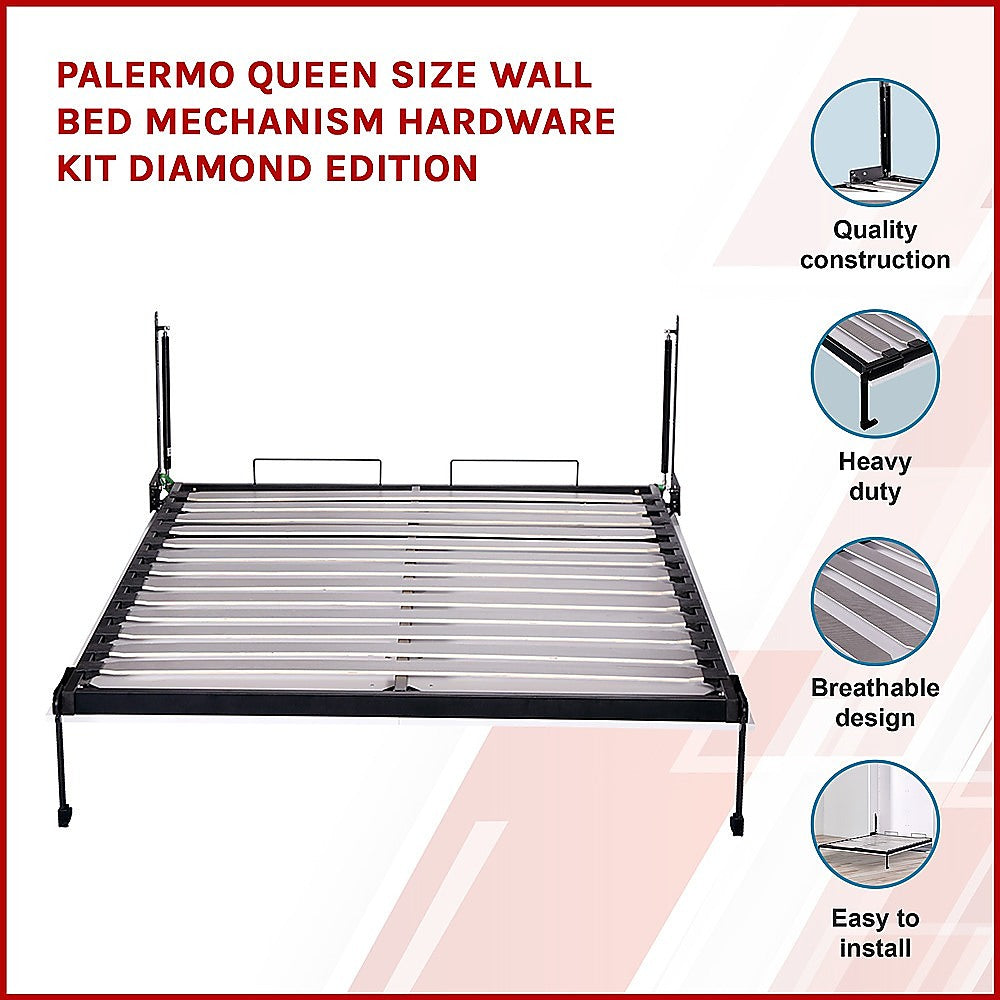 Queen Size Wall Bed Mechanism Hardware Kit Diamond Edition