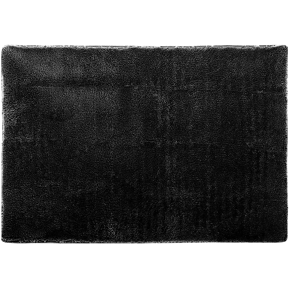 230x160cm Floor Rugs Large Shaggy Rug Area Carpet Bedroom Living Room Mat - Black