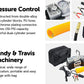 12V Car Air Compressor 4x4 Tyre Deflator 4wd Inflator Portable 85L/min