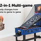 4FT 12-in-1 Combo Games Tables Foosball Soccer Basketball Hockey Pool Table Tennis