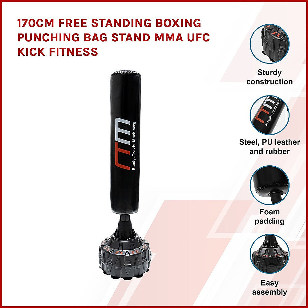 170cm Free Standing Boxing Punching Bag Stand MMA UFC Kick Fitness