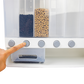 Grain Container Cereal Dispenser 10L Dry Food Rice Flour Storage Box Wall