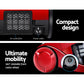 Bagless Vacuum Cleaner Cleaners Cyclone Cyclonic Vac HEPA Filter Car Home Office 2200W Red
