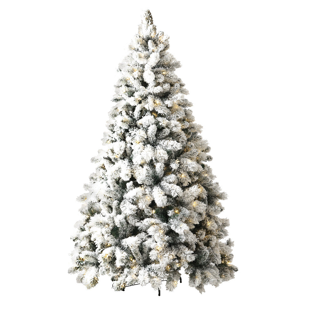 Christmas Tree 1.8M Xmas Tree with 350 LED Lights Snowy Tips