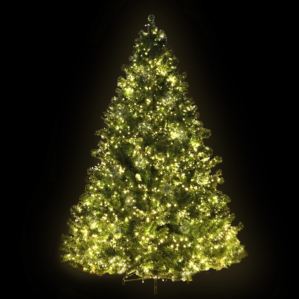 Christmas Tree 1.8M Xmas Tree 1980 LED Lights 8 Modes Warm White