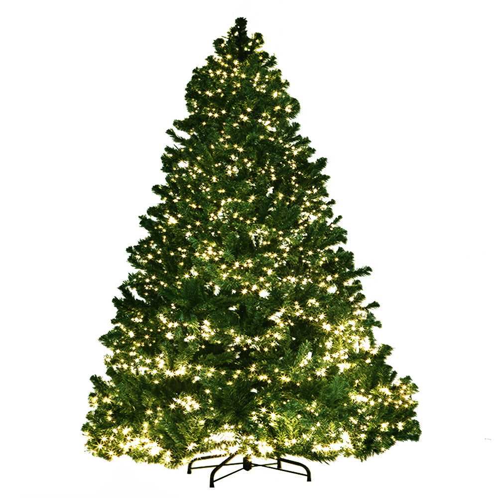 Christmas Tree 1.8M Xmas Tree 1980 LED Lights 8 Modes Warm White