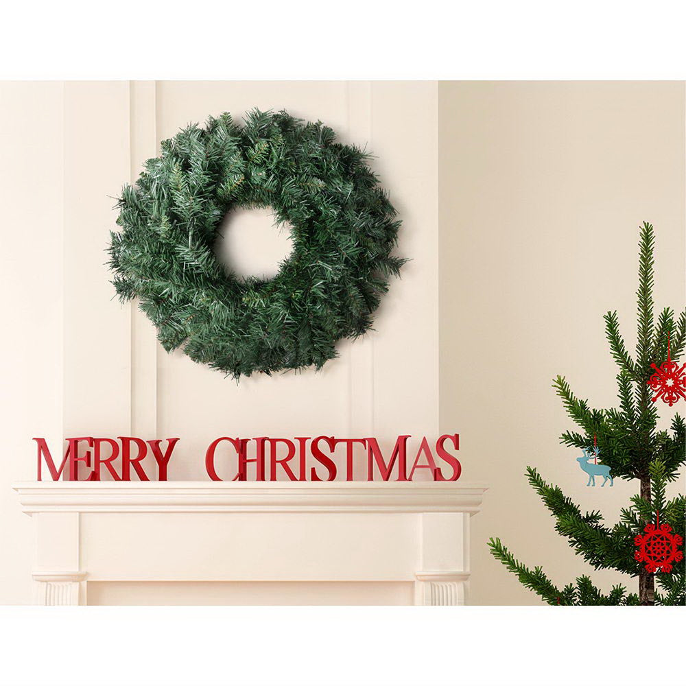 Christmas Wreath 60cm Xmas Tree Decoration Green