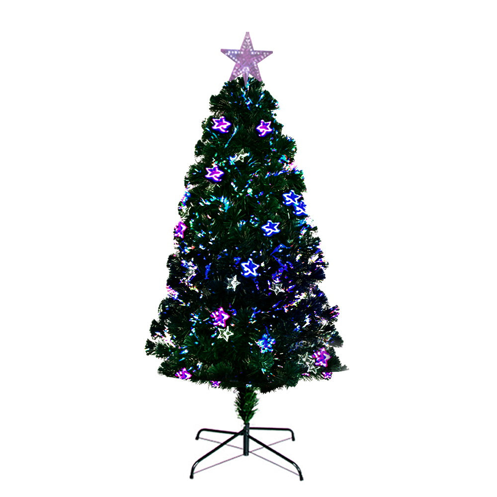 1.2M 4FT LED Christmas Tree Xmas Optic Fiber Multi Colour Lights