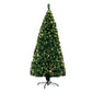 Christmas Tree 1.8M 6FT LED Xmas Fibre Optic Multi Warm White