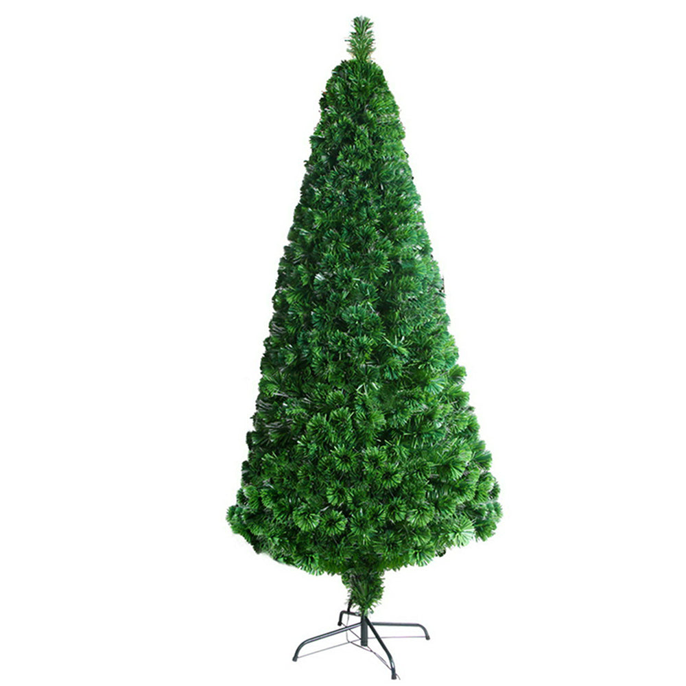 2.1M 7FT LED Christmas Tree Optic Fiber Xmas Multi Colour Lights