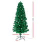 2.4M 8FT LED Christmas Tree Xmas Optic Fibre Multi Colour Lights