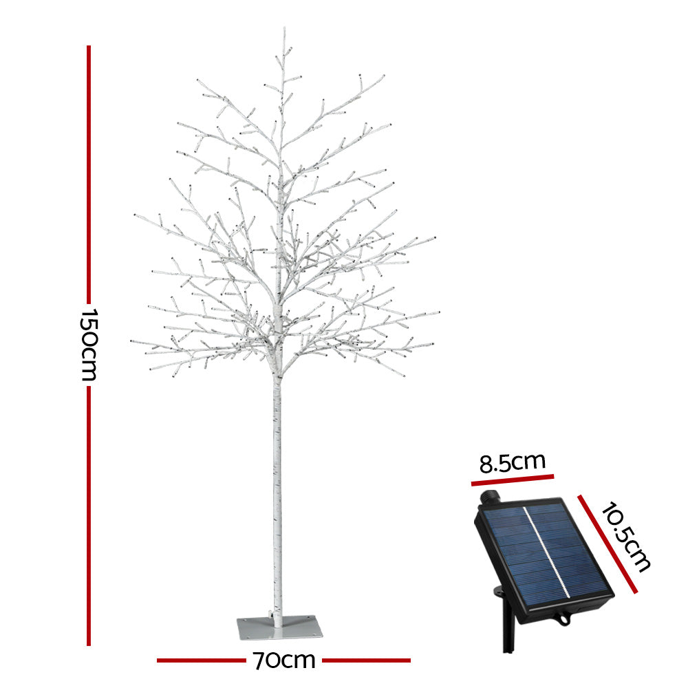 Solar Christmas Tree 1.5M 304 LED Trees With Lights