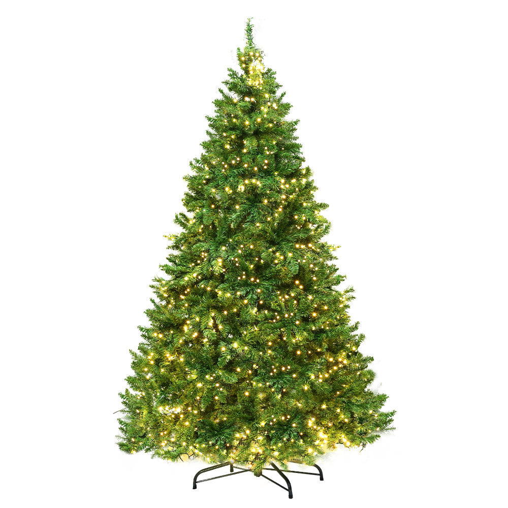 Christmas Tree 1.8M With 874 LED Lights Warm White Green