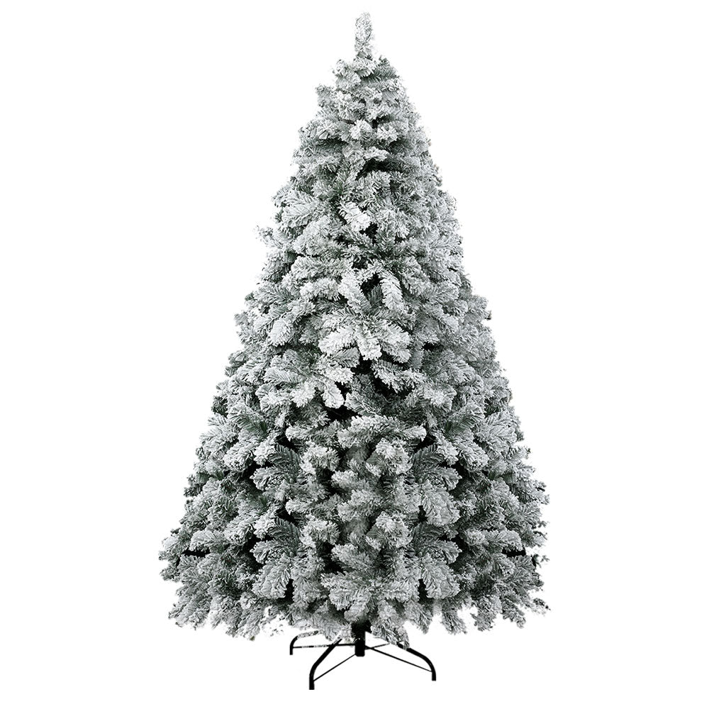 Christmas Tree 2.4M Xmas Trees Decorations Snowy 1291 Tips