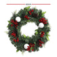 2FT 60CM Christmas Wreath with Decor Xmas Tree Decoration