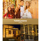 6X3M Christmas Curtain Lights 600LED Warm White