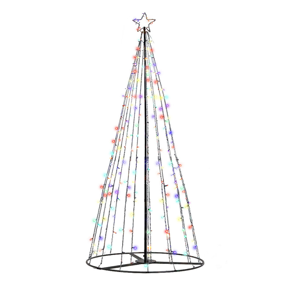 3M LED Christmas Tree Lights 330 LED Xmas Multi Colour Optic Fiber