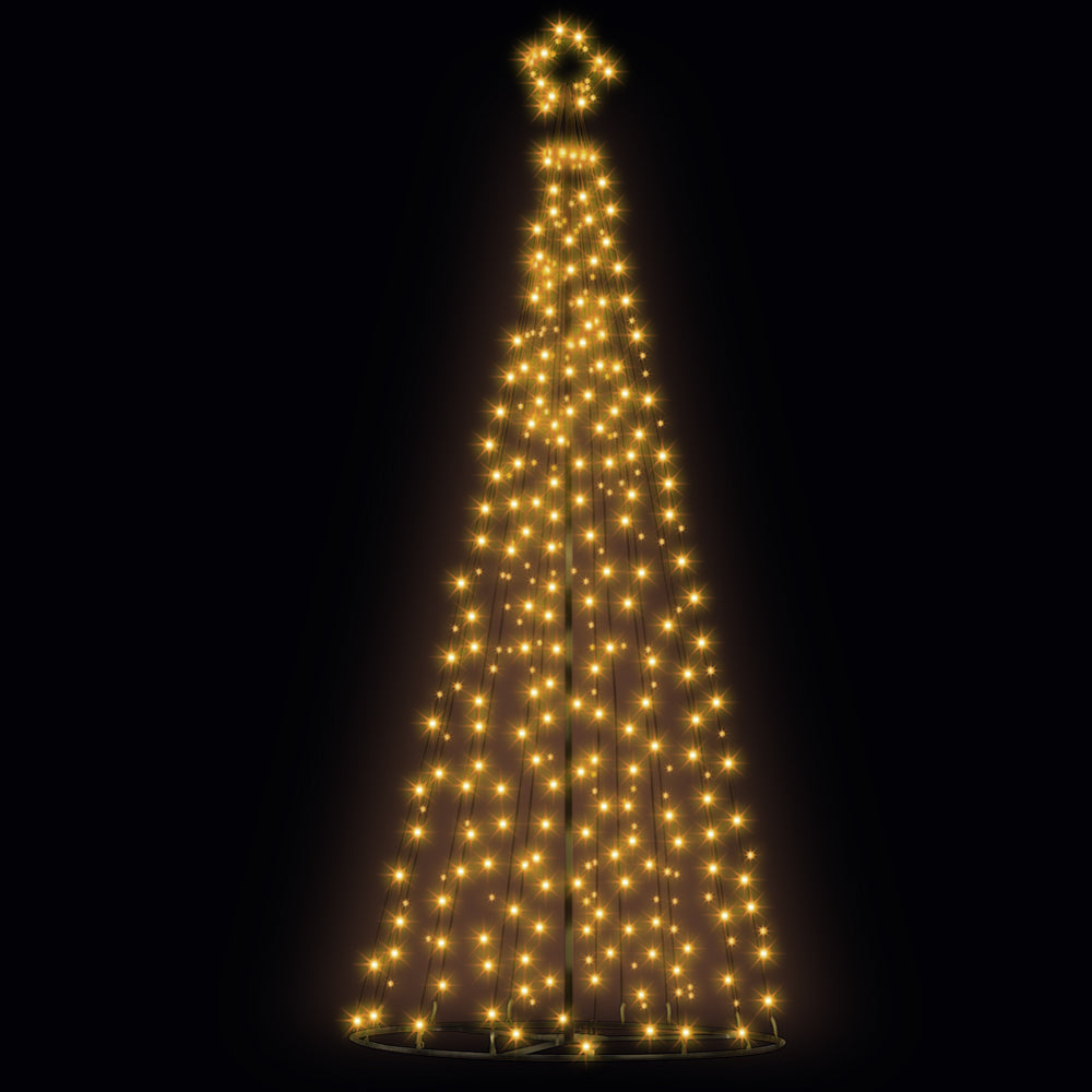 3.6M LED Christmas Tree Lights Xmas 400pc LED Warm White Optic Fibre