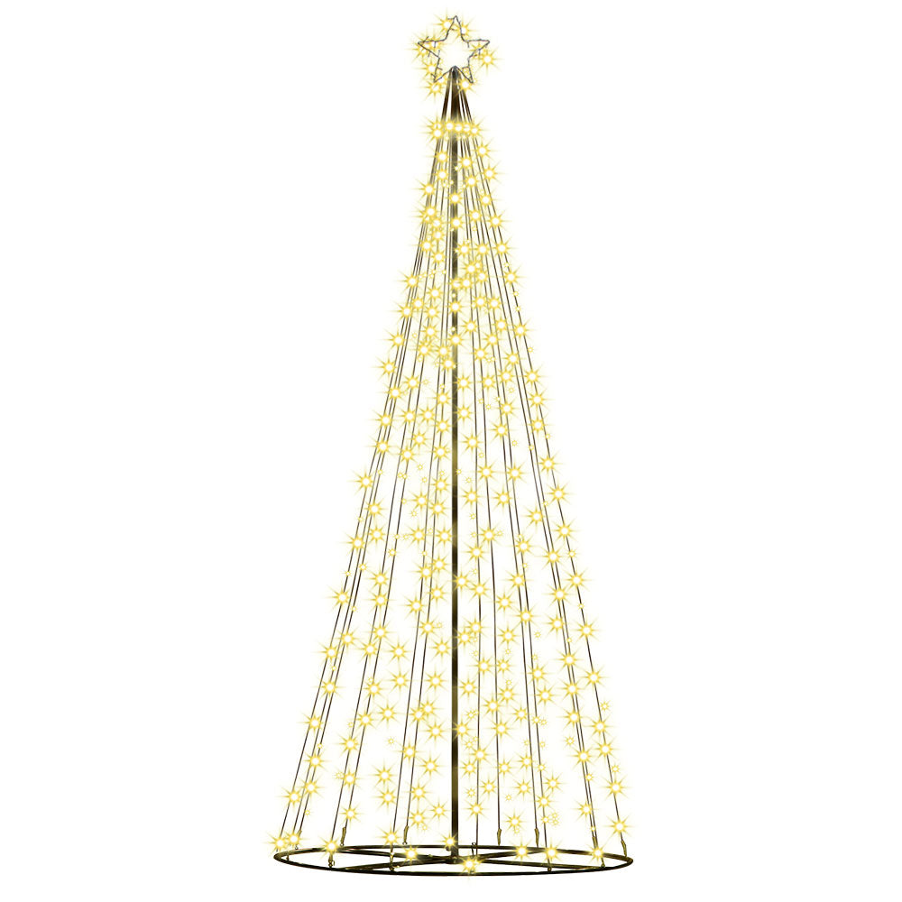 3.6M LED Christmas Tree Lights Xmas 400pc LED Warm White Optic Fibre