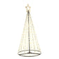 2.1M Christmas Tree LED Lights Solar-powered Xmas Fibre Optic Warm White