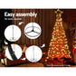 2.1M Christmas Tree LED Lights Solar-powered Xmas Fibre Optic Warm White