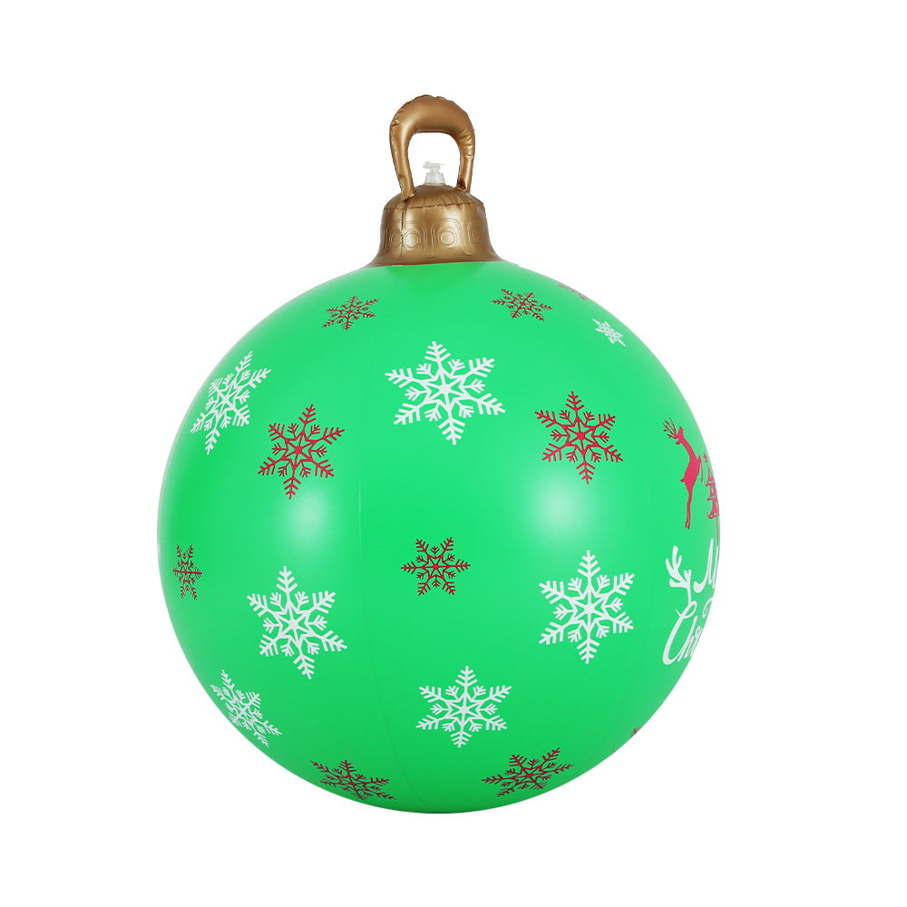 Christmas Inflatable Ball 60cm Decoration Giant Bauble Green