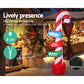 Christmas Inflatable Candy Pole 2.4M Lights Outdoor Decorations