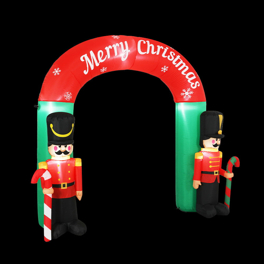 Christmas Inflatable Nutcracker Archway 3M Outdoor Decorations