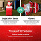 1.8M Christmas Inflatable Archway with Santa Xmas Decor LED