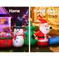 2.7M Christmas Inflatable Tree Snowman Lights Outdoor Decorations