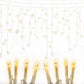 800 LED Christmas Icicle Lights Warm White