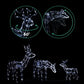 Christmas Motif Lights LED Rope Reindeer Waterproof Outdoor