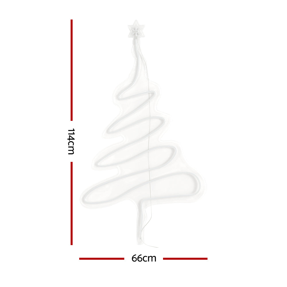 Christmas Lights Motif LED Light Outdoor Decorations 114cm Tree