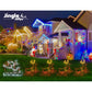 Christmas Motif Lights LED Rope Reindeer Waterproof Colourful Xmas
