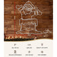 Christmas Lights Motif LED Light Outdoor Decorations 101cm Santa